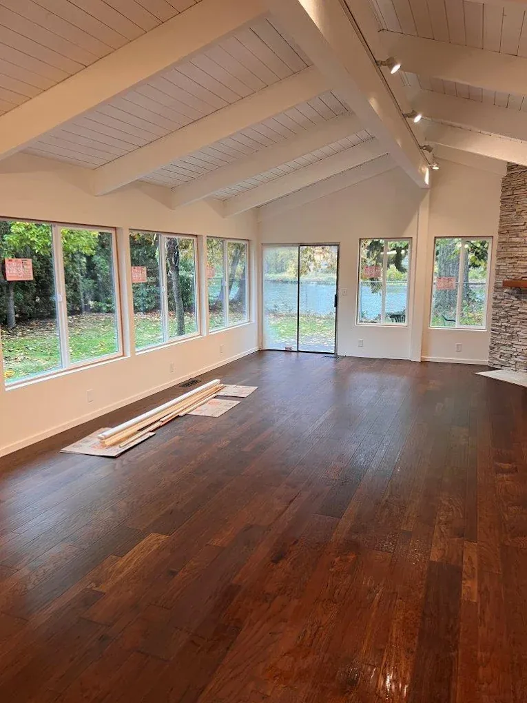Mid-Century Great Room Remodel by Red Umbrella, Eugene Oregon